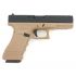 Страйкбольный пистолет KJW Glock G17 CO₂ GBB Tan (KP-17.CO2-TAN)
