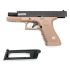 Страйкбольный пистолет KJW Glock G17 CO₂ GBB Tan (KP-17.CO2-TAN)